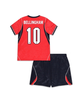 Billige Fotballdrakt England Jude Bellingham #10 Replika Bortedraktsett Barn VM 2026 Kortermet (med bukser)